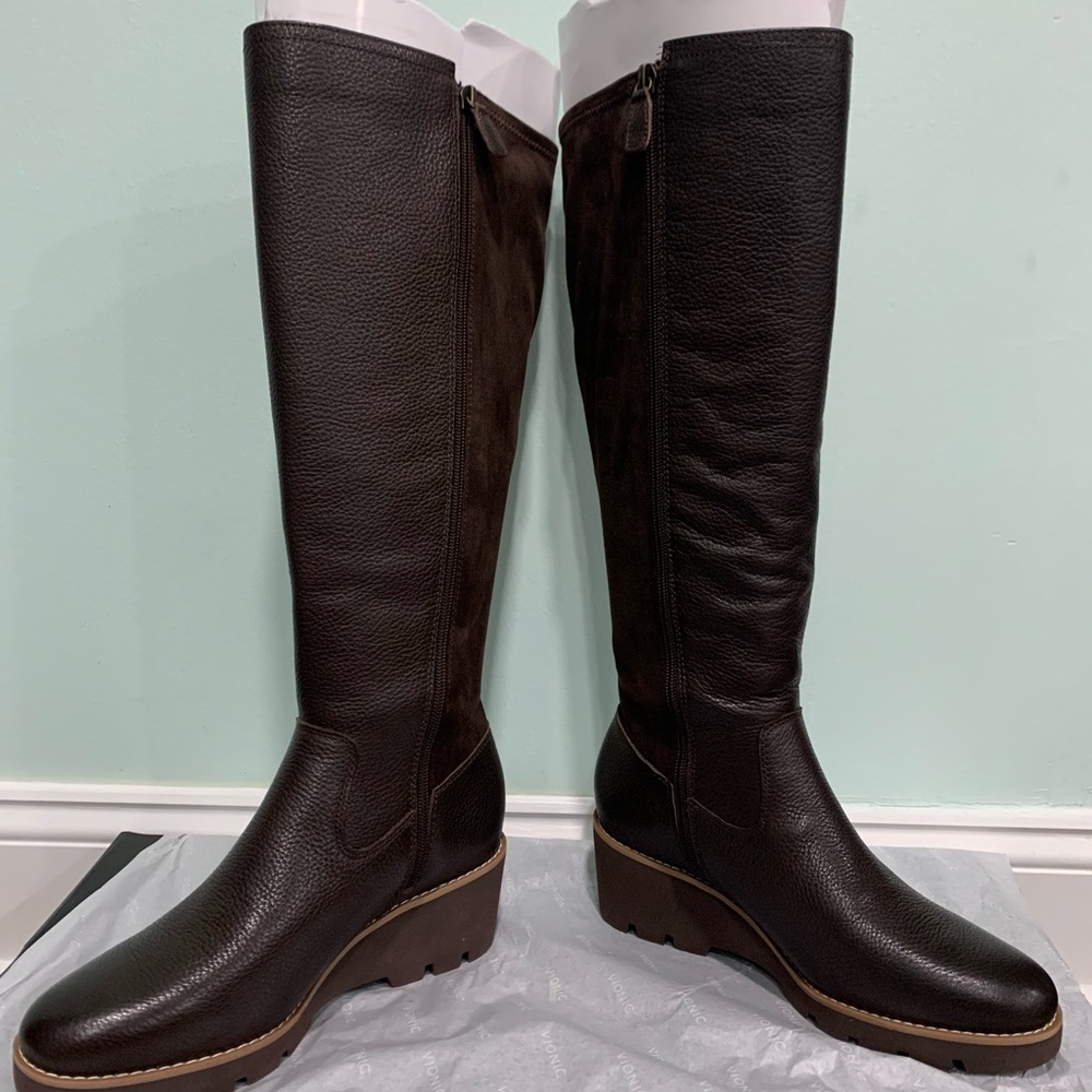Vionic Espresso Over the Knee Boots